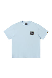 DangerousPeople DSP Mini‑D Vinyl Record Crew Neck Cotton Loose Casual T‑Shirt