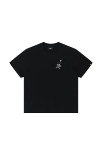 Dangerouspeople DSP Embroidered Small‑D Guitar Sorona Loose Unisex T‑Shirt