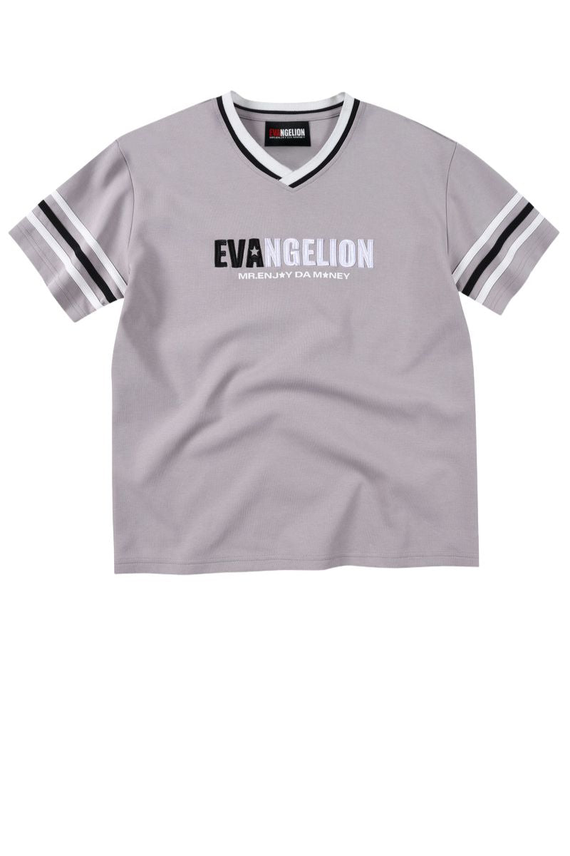 MEDM x EVA NEVER END Sketch Figure Embroidery Print Casual Tee