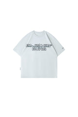 BJHG Summer Loose Couple T‑Shirt American Street Style Letter Print Short Sleeve Top