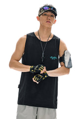 BJHG Men Quick‑Dry Sleeveless Tank Top Summer American Light Outdoor Fitness Vest