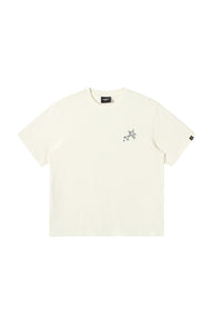 DangerousPeople DSP｜Dashed Horse Print 3D Embroidery Sorona Short‑Sleeve T‑Shirt