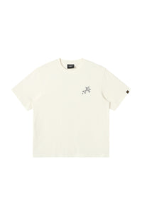 DangerousPeople DSP｜Dashed Horse Print 3D Embroidery Sorona Short‑Sleeve T‑Shirt