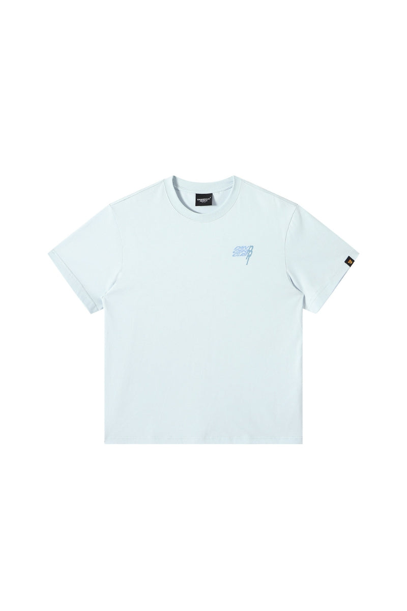 Dangerouspeople DSP Speed‑Theme Slogan Cotton Loose Couple Tee
