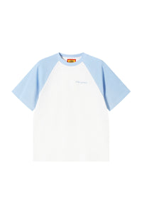 AFGK Waffle Raglan Tee American Campus Unisex Color Block Casual T-shirt