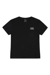 MEDM Letter Embroidery Heavyweight Basic Streetwear Tee
