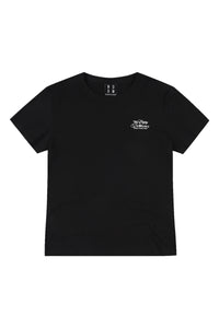 MEDM Letter Embroidery Heavyweight Basic Streetwear Tee