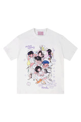 MEDM × Niaoyiyi | Nap Cartoon Versatile Women Crew Tee