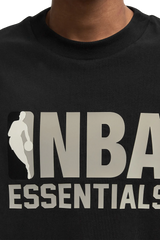 NBA x Essentials Fear Of God Oversized Jersey Tee BLACK GREY