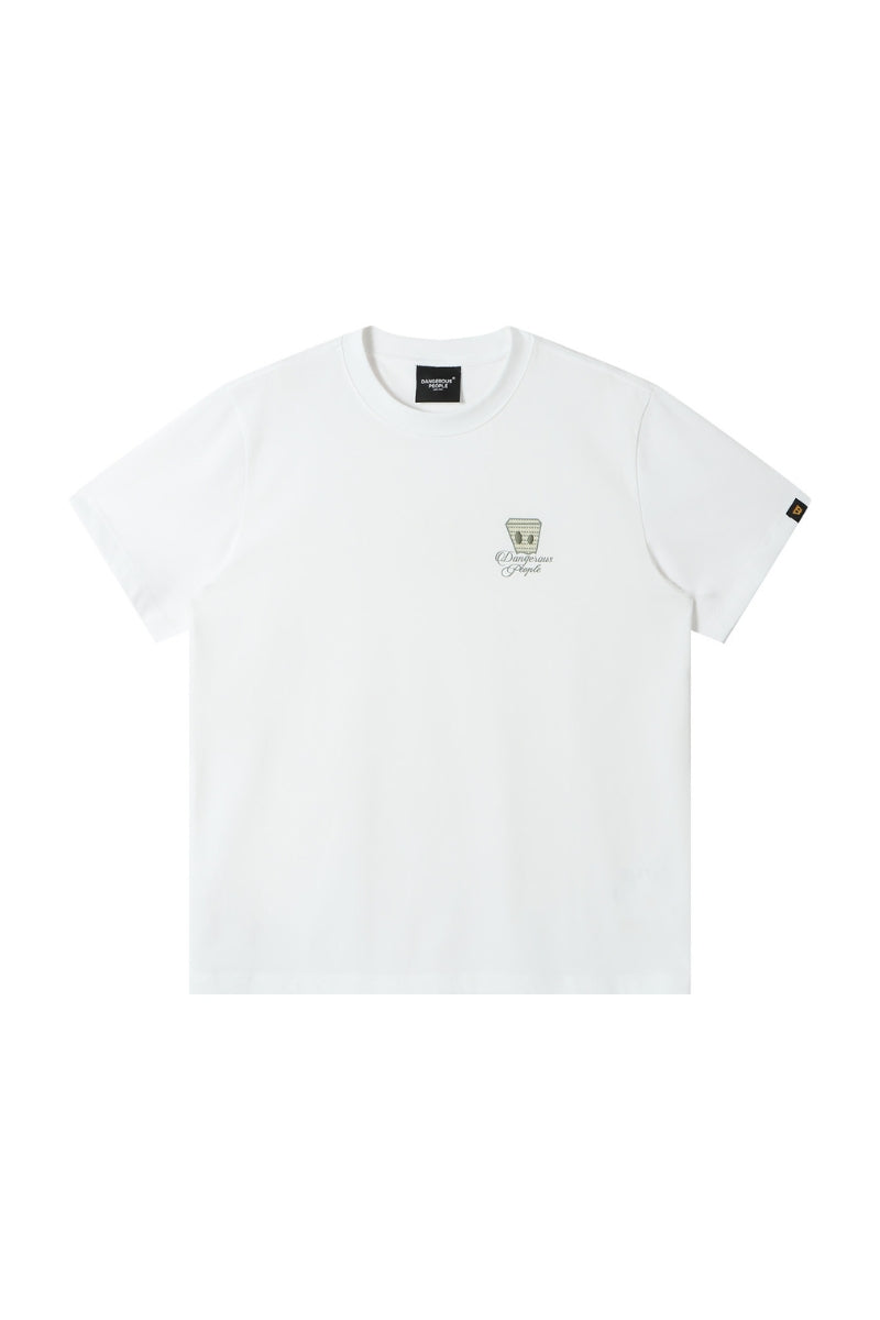 DangerousPeople DSP Mini‑D Print & Embroidery Loose Tee
