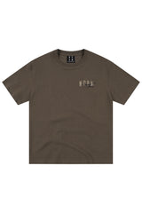 MEDM Heavyweight Embroidered Logo Crew Neck Tee