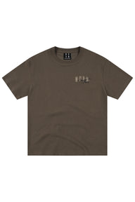MEDM Heavyweight Embroidered Logo Crew Neck Tee