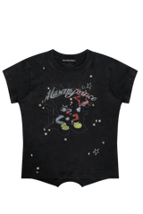 Masonprince  New Year Unfinished Parody Bear Double-Style Reversed Short-Sleeve T-Shirt