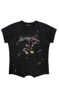 Masonprince  New Year Unfinished Parody Bear Double-Style Reversed Short-Sleeve T-Shirt