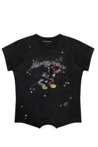 Masonprince  New Year Unfinished Parody Bear Double-Style Reversed Short-Sleeve T-Shirt