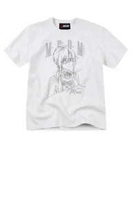 MEDM x EVA NEVER END Series T-Shirt with Half-Body Character Sketch Print