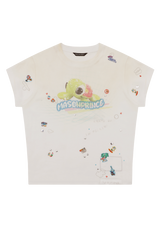 Masonprince Sticker Rhinestone Short-Sleeve T-Shirt