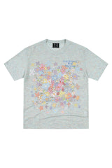 MEDM Dream Bubble Manga Flower All Over Print Heather Tee