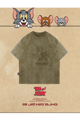 BJHG x Tom & Jerry Big Embroidery Tee