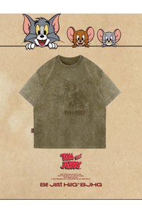 BJHG x Tom & Jerry Big Embroidery Tee