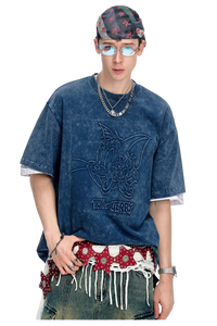 BJHG x Tom & Jerry Big Embroidery Tee