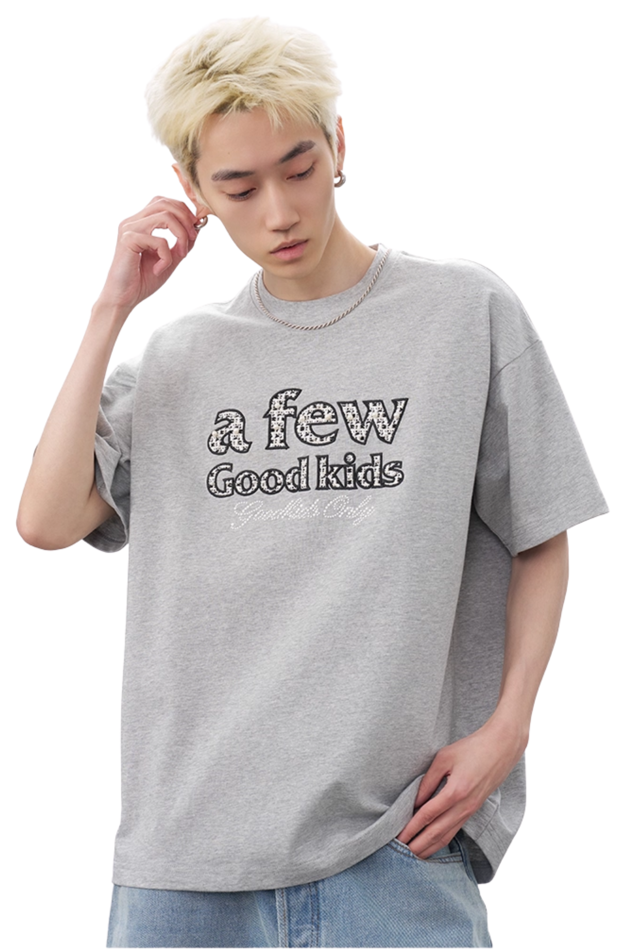 AFGK Colour Patch Pearl Stone Tee
