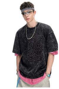 BJHG x Tom & Jerry Big Embroidery Tee
