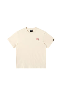 Dangerouspeople DSP Speed‑Theme Slogan Cotton Loose Couple Tee