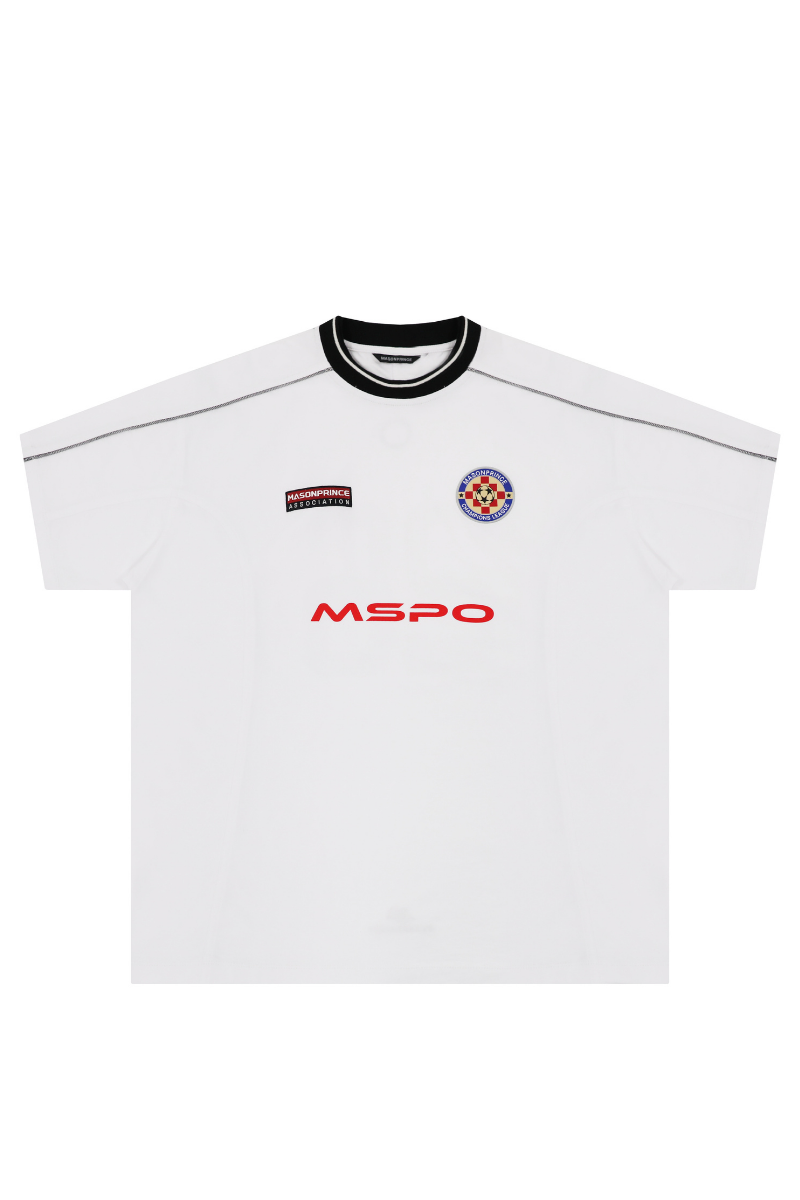 Masonprince   Patch Embroidered Short Sleeve