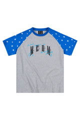 MEDM Graffiti Star Print Raglan Tee