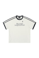 Dangerouspeople DSP Slim‑Fit Lightweight Raglan Sleeve Sporty Tee