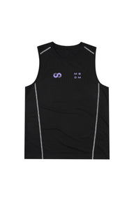 MEDM Sport Logo Print Breathable Mesh Loose Athletic Sleeveless Tank Top