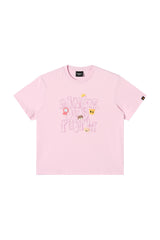 Dangerouspeople｜Graffiti Font Print Loose Oversized Cotton T‑Shirt