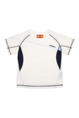 AFGK 7A Anti-Bacterial Flatlock Stitch T-Shirt, Unisex Loose Summer Sports Tee