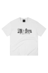 MEDM Star Beaded Camo Oversized Couple Summer Tee