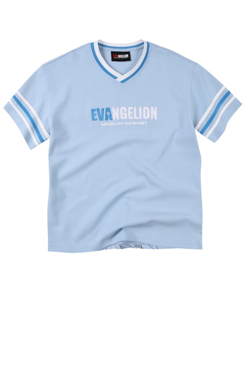 MEDM x EVA NEVER END Sketch Figure Embroidery Print Casual Tee