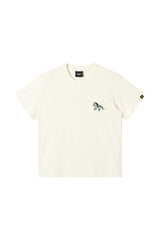 DangerousPeople｜3D Pony Embroidery Pocket Cotton T‑Shirt