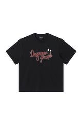 DangerousPeople DSP Mini‑D Carousel 3D Embroidery 100% Cotton Tee