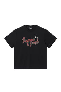 DangerousPeople DSP Mini‑D Carousel 3D Embroidery 100% Cotton Tee