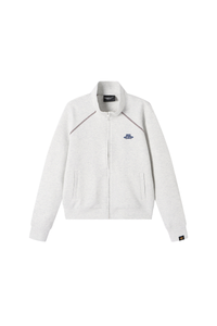 Dangerouspeople | Contrast Collar Zip Stand Collar Jacket