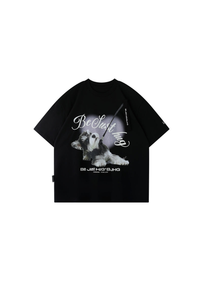 BJHG Unisex Retro Graphic‑Print Quick‑Dry Couple Short‑Sleeve Tee