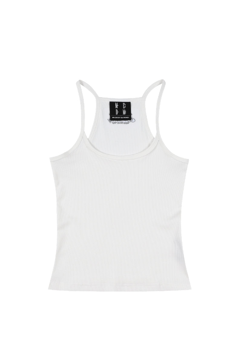 MEDM Classic Script Embroidery Women Heavyweight Tank Top