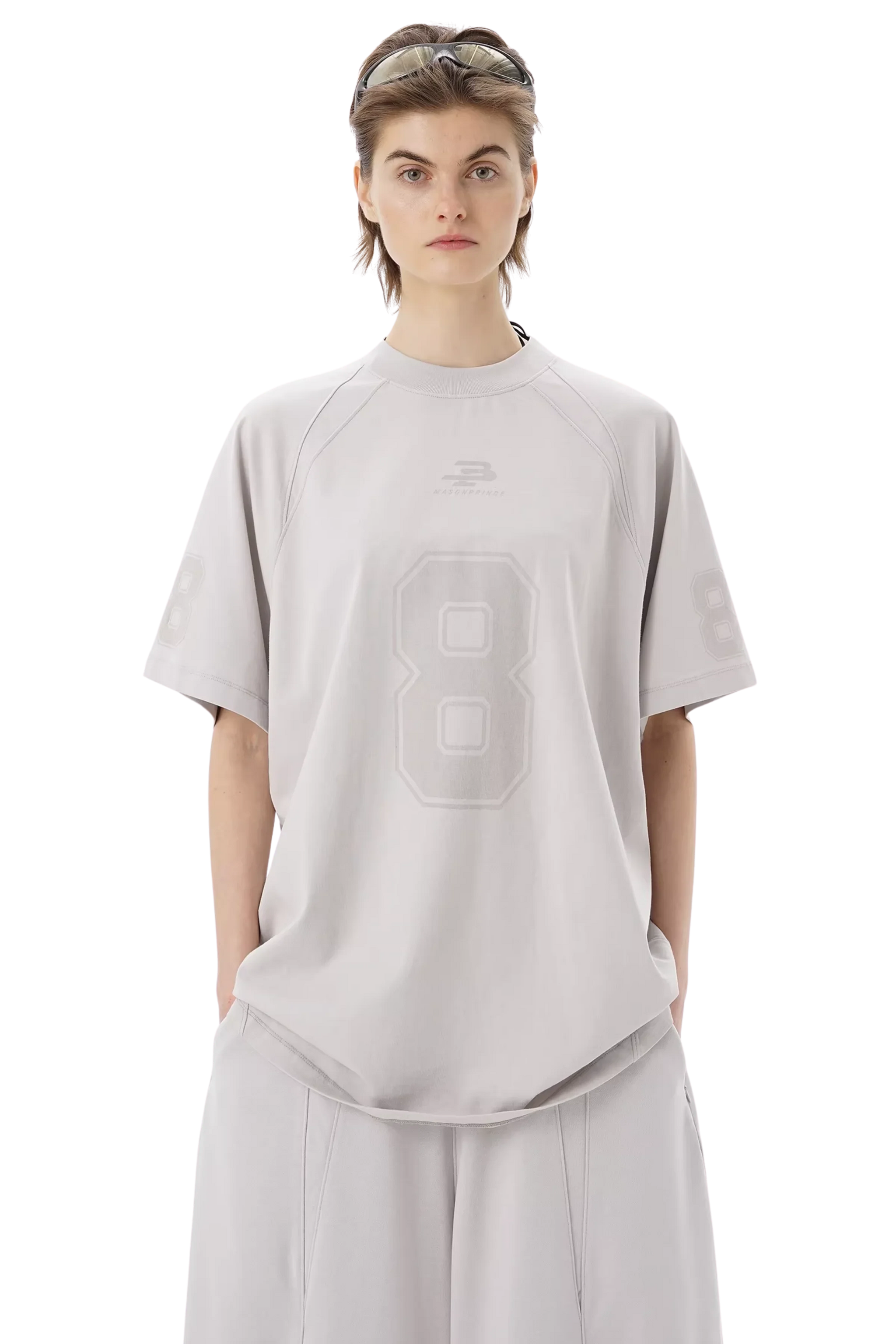 Masonprince No. 8 Jersey Style Cotton Tee