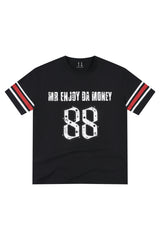 MEDM Star Beaded Stripe Quick Dry Unisex Vintage Jersey Tee
