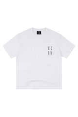 MEDM 3D Rhinestone Letter Heavy Cotton T-shirt Unisex