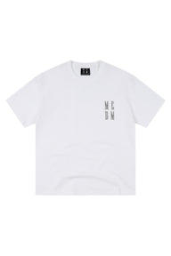MEDM 3D Rhinestone Letter Heavy Cotton T-shirt Unisex