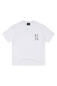MEDM 3D Rhinestone Letter Heavy Cotton T-shirt Unisex