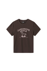 DangerousPeople DSP Pony Series Color‑Block Skateboard Pony Tee
