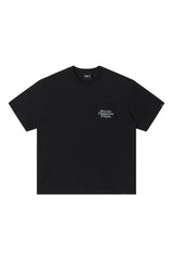 DangerousPeople DSP Letter Print Pocket Loose‑Fit Crew Neck Tee
