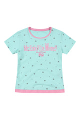 MEDM Fake Two-piece Star Polka Dot Women Tee